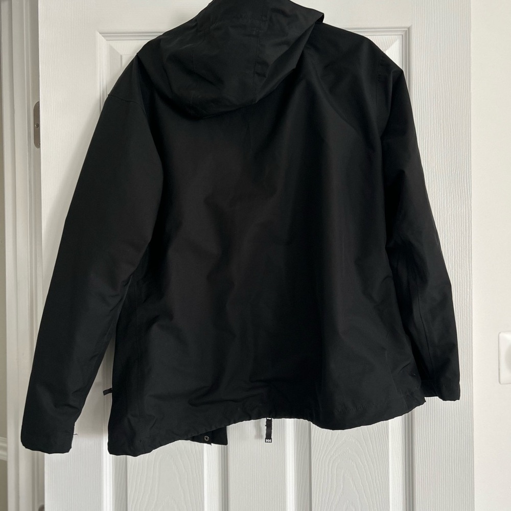 Helly Hansen Black Raincoat for Women L - Picture 3 of 3